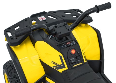 Pojazd Quad ATV dla dziecka Robust 01 Żółty4x35W KOŁA EVA