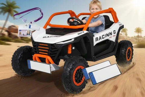 Pojazd RACING Road 2000 Biały