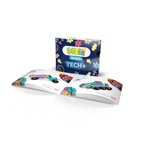 Klocki Meli Tech+ EDU 1300 elementów - konstrukcyjne 3+