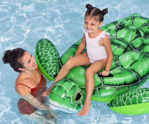 Bestway 41524 Dmuchany Żółw materac z uchwytami 1.50m x 1.45m