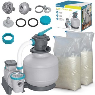 Pompa piaskowa 11355 l/h + piasek 50kg Bestway 58486