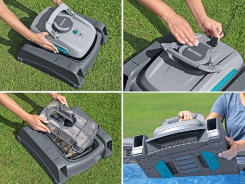 Bestway Bezprzewodowy odkurzacz basenowy AquaTronix ProG300 + skimmer 58942