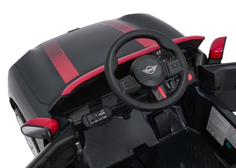Mini Cooper na Akumulator 12V | Pilot 2.4G | Koła EVA | Skóra