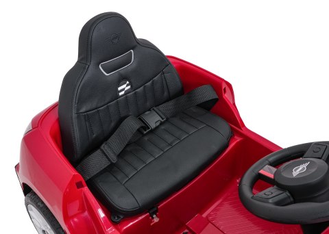 Mini Cooper 12V 2×35W Czerwony na Akumulator z Pilotem 2.4