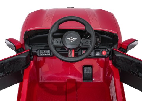 Mini Cooper 12V 2×35W Czerwony na Akumulator z Pilotem 2.4