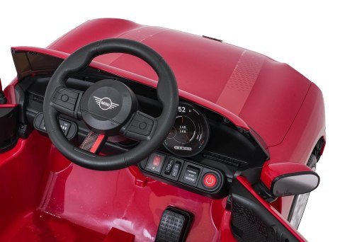 Mini Cooper 12V 2×35W Czerwony na Akumulator z Pilotem 2.4