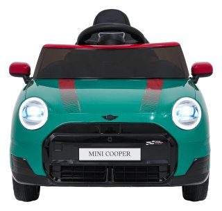 Auto na akumulator Mini Cooper dla dzieci 2×35W zielony