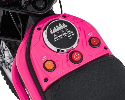 Motor na akumulator dla dziewczynki RZ56 MAX Różowy 350W