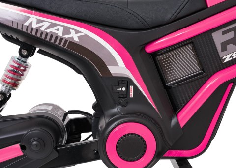 Motor na akumulator dla dziewczynki RZ56 MAX Różowy 350W