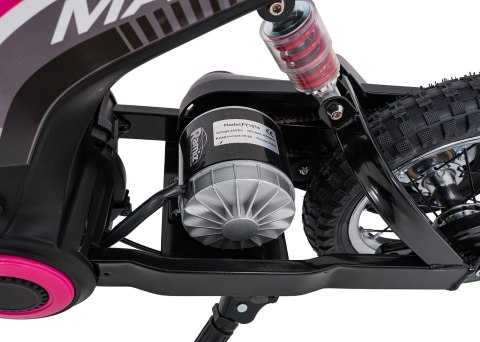 Motor na akumulator dla dziewczynki RZ56 MAX Różowy 350W