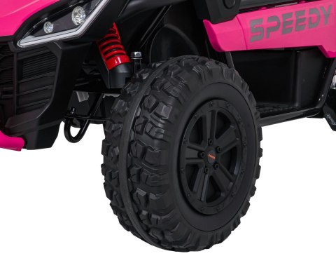 Auto na akumulator Buggy SPEEDY 4x4 Różowy 4x200W