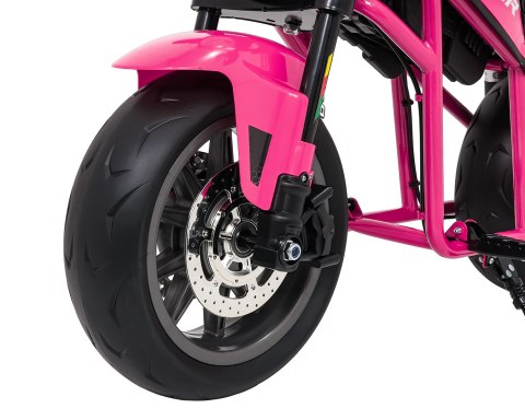 Motor na akumulator dla dziewczynki 24V LED amortyzatory