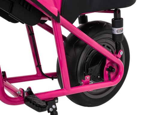 Motor na akumulator dla dziewczynki 24V LED amortyzatory