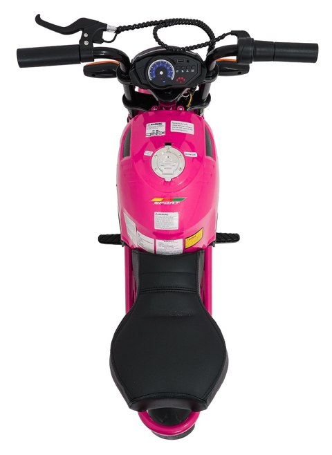 Motor na akumulator dla dziewczynki 24V LED amortyzatory