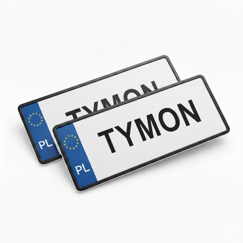 Tablice Prawo Jazdy Brelok z Imieniem Smycz identyfikator zwijak z linką