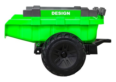 Wielki traktor/koparka na akumulator 720-T z przyczepką 2x45W SX2068