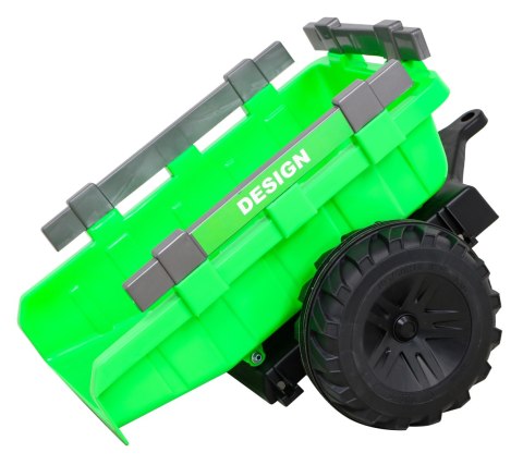 Wielki traktor/koparka na akumulator 720-T z przyczepką 2x45W SX2068