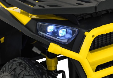 Pojazd Quad ATV dla dziecka Robust 01 Żółty4x35W KOŁA EVA