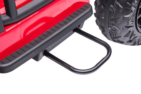 Jeep Monster 4x4 24V 800W Najmocniejszy terenowy jeep czerwony