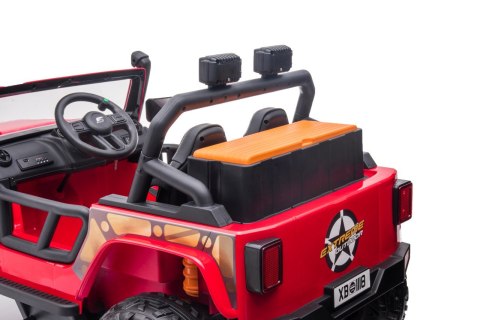 Jeep Monster 4x4 24V 800W Najmocniejszy terenowy jeep czerwony