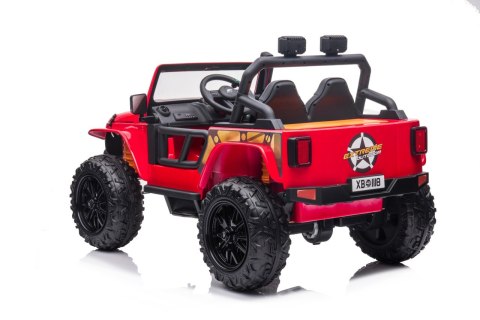 Jeep Monster 4x4 24V 800W Najmocniejszy terenowy jeep czerwony