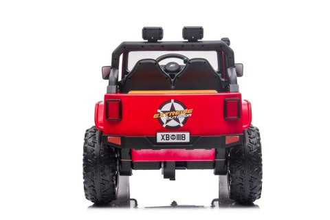 Jeep Monster 4x4 24V 800W Najmocniejszy terenowy jeep czerwony