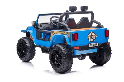 Samochód Elektryczny Jeep Monster 4x4 24V 7Ah Pilot niebieski