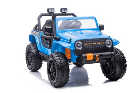 Samochód Elektryczny Jeep Monster 4x4 24V 7Ah Pilot niebieski