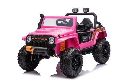 eep Monster WXE1688 różowy 24V 4x4 800W Jazda z Rodzicem