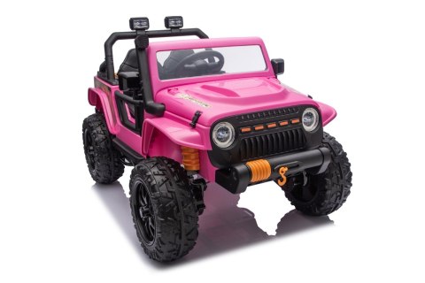 eep Monster WXE1688 różowy 24V 4x4 800W Jazda z Rodzicem
