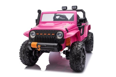 eep Monster WXE1688 różowy 24V 4x4 800W Jazda z Rodzicem