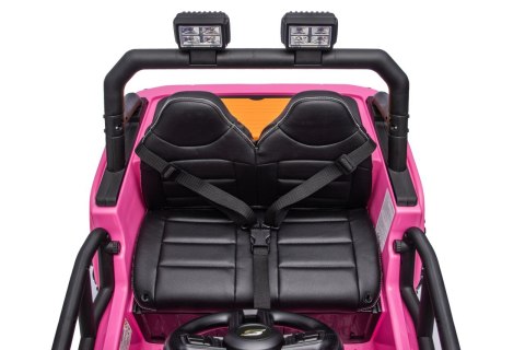 eep Monster WXE1688 różowy 24V 4x4 800W Jazda z Rodzicem