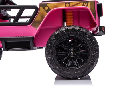 eep Monster WXE1688 różowy 24V 4x4 800W Jazda z Rodzicem