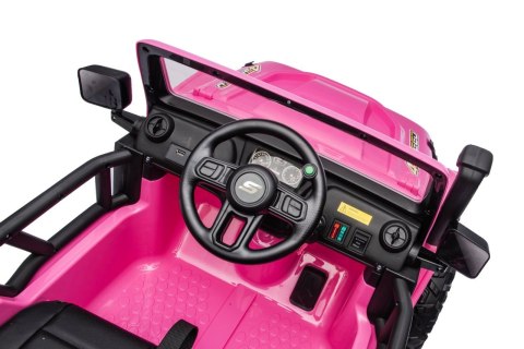 eep Monster WXE1688 różowy 24V 4x4 800W Jazda z Rodzicem