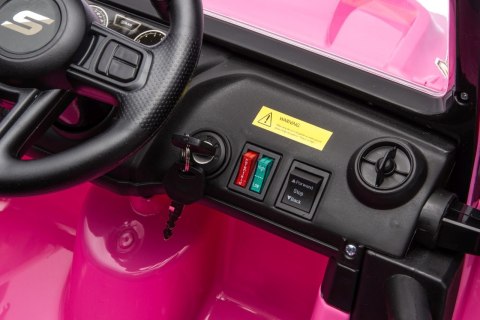 eep Monster WXE1688 różowy 24V 4x4 800W Jazda z Rodzicem