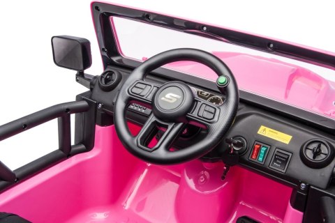 eep Monster WXE1688 różowy 24V 4x4 800W Jazda z Rodzicem