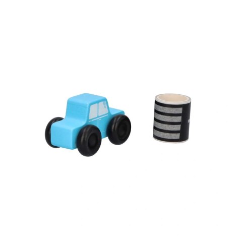 Deska balansująca półksiężyc drewniana z filcem - Adam Toys 3+