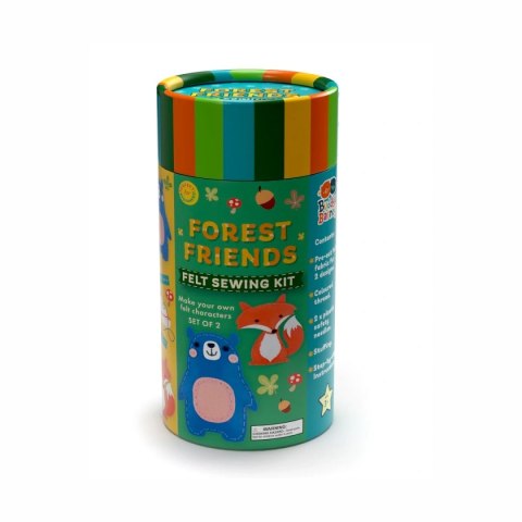 Zestaw do szycia dla dzieci leśne zwierzątka - Buddy&Barney 3+