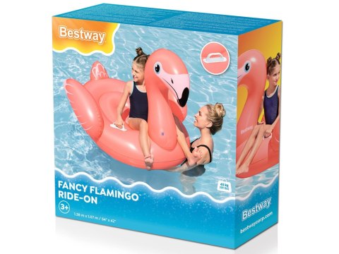 Bestway Dmuchany materac do wody FLAMING dla dzieci 138x107cm 41525