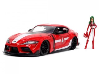 Samochód metalowy Robotech: Miriya Sterling & 2020 Toyota Supra 1:24 ZA6184