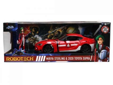 Samochód metalowy Robotech: Miriya Sterling & 2020 Toyota Supra 1:24 ZA6184