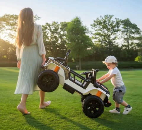 Duży Jeep Elektryczny 24V 800W Monster 4x4 50 kg Obciążenia