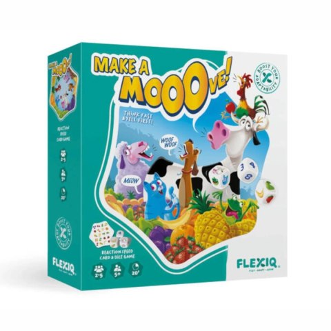 FlexiQ Make a Mooove - gra karciana na refleks dla dzieci 5+
