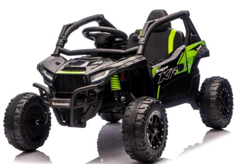 Kawasaki Teryx Czarny Auto na akumulator 4x4 EVA SKÓRA RC Akumulator litowo-jonowy
