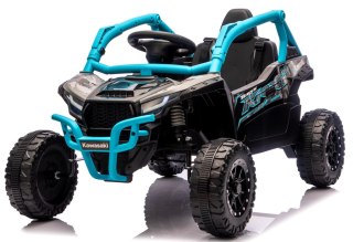 Kawasaki Teryx NIEBIESKI Auto na akumulator 4x4 EVA SKÓRA RC Akumulator litowo-jonowy