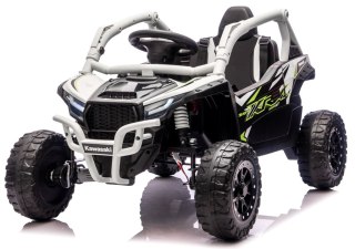 Kawasaki Teryx Szary Auto na akumulator 4x4 EVA SKÓRA RC Akumulator litowo-jonowy