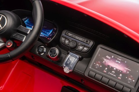 Mercedes Benz GT63 AMG 24V Pojazd Elektryczny 4x200W czerwony