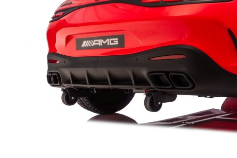 Mercedes Benz GT63 AMG 24V Pojazd Elektryczny 4x200W czerwony