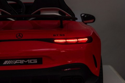 Mercedes Benz GT63 AMG 24V Pojazd Elektryczny 4x200W czerwony