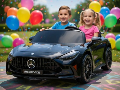 Mercedes Benz GT63 AMG Auto na akumulator 24V Czarny